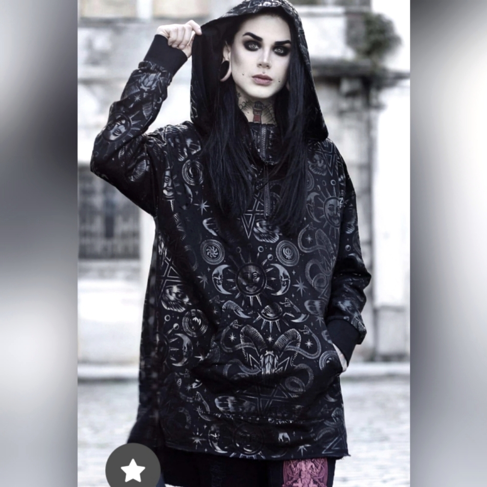 NWOT Killstar Beyond Black Hoodie